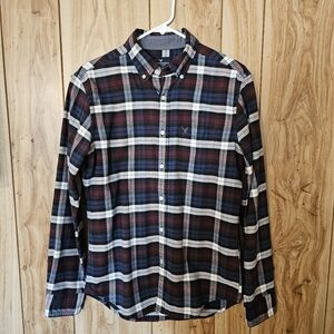 American Eagle Shirt Mens S Burgundy Outdoors  Gorpcore Camping Hiking Casual